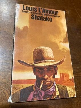 Louis L'Amour Shalako Paperback - Brown/Tan Cover